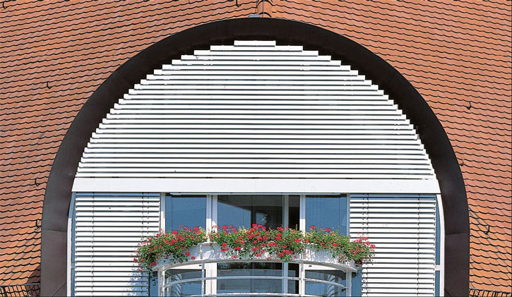 Schrägverschattung rund